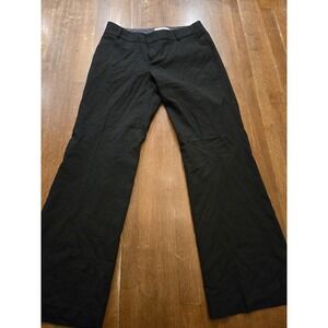 Banana Republic Womens Pants Black Size 6 Martin Fit Stretch Wool Blend